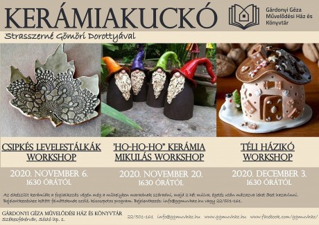 Három alkalommal is kézműves kerámiakuckóvá változik a Gárdonyi